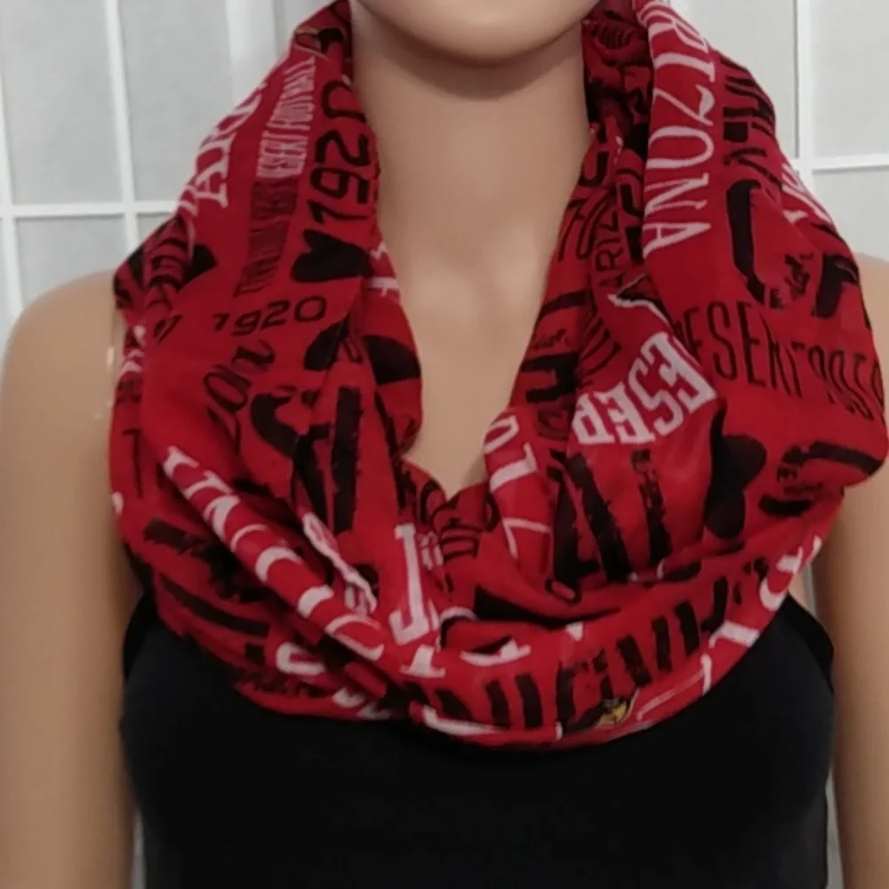 Arizona Cardinals infinity‎ scarf